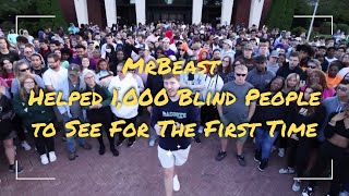 MrBeast Helped 1,000 Blind People to See For The First Time #mrbeast #shorts #trending #viral