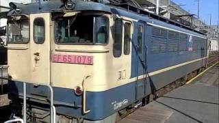 黒磯駅8175レ機関車交換_20111229 .wmv