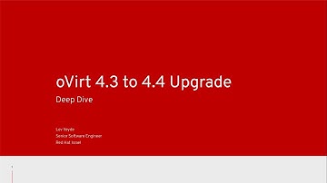 oVirt 4 3 to 4 4 upgrade flow