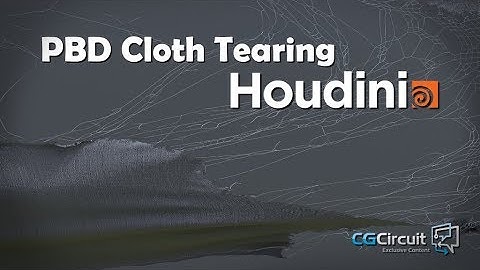 Houdini Tutorial - PBD Cloth Tearing in Houdini - Trailer