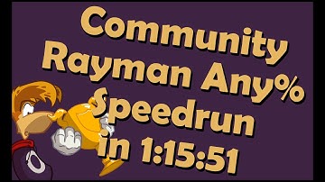 Rayman 1 PS1 Any% speedrun 1:15:51 [Community Segmented]