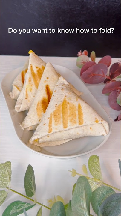Tortilla Wrap: A Step-By-Step Tutorial #shorts