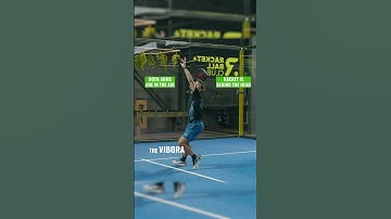 Bandeja vs Víbora - Know the Differences!  #padel  #thepadelschool #padeltips