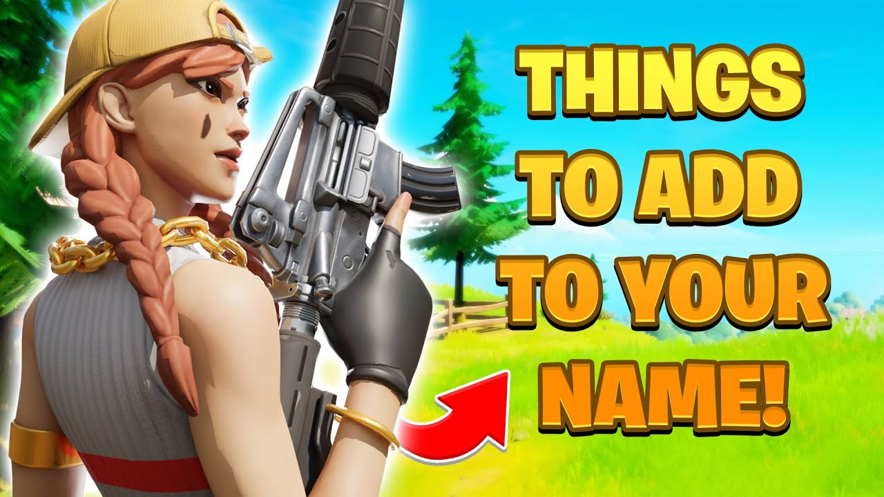 30+ Sweaty Things To Put In Your Fortnite Name! - YouTube