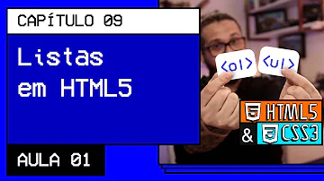 O que são listas no HTML?