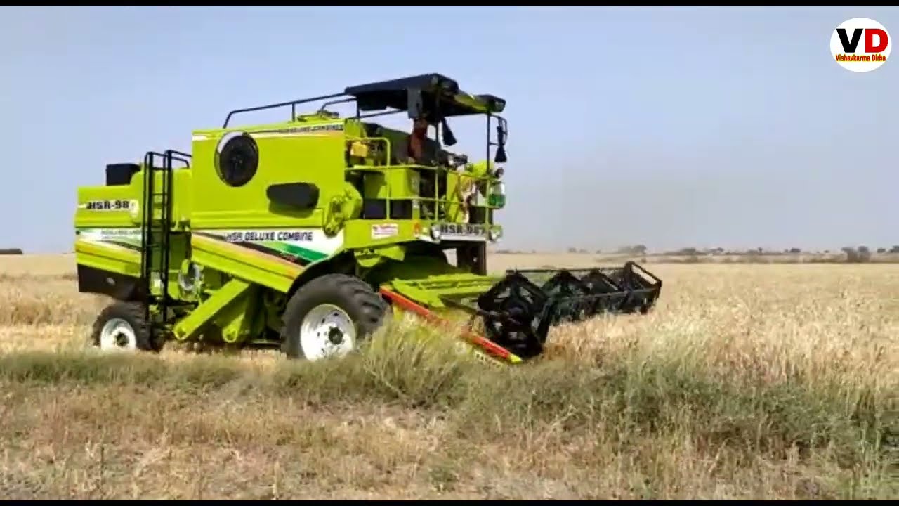 HSR 987 Combine Harvester working Hi Speed trail