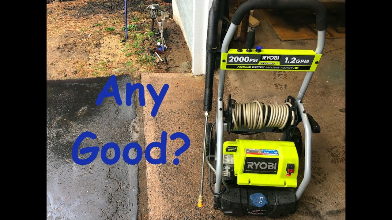 Ryobi RY141900 2000 PSI Pressure Washer 