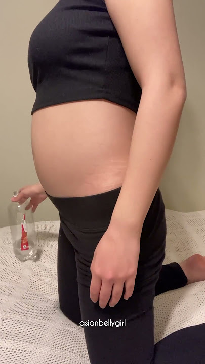 Chugging soda until I look pregnant