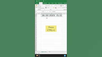 Digital clock in excel 😱🕒🔥#shorts #excel