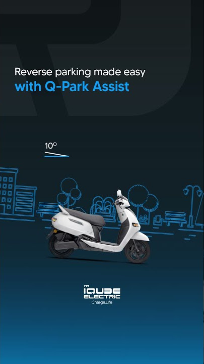 Reverse parking made easy with Q-Park Assist | TVS iQube Electric | #Shorts
