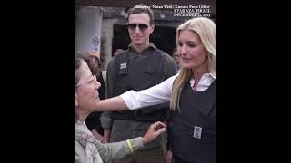 Ivanka Trump And Husband Jarad Kushner Hug Residents When Visiting Hamas-Hit Village In Israel