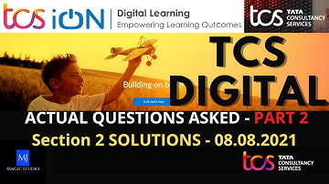 TCS Digital Aptitude Questions and Answers - 08.08.2021 - Part 2