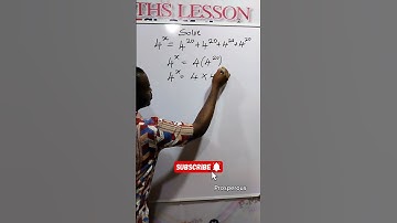 Nice exponential Equation