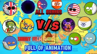 Countries in a nutshell|My all Series And Videos|A short film 📽️#countryballs#nutshell