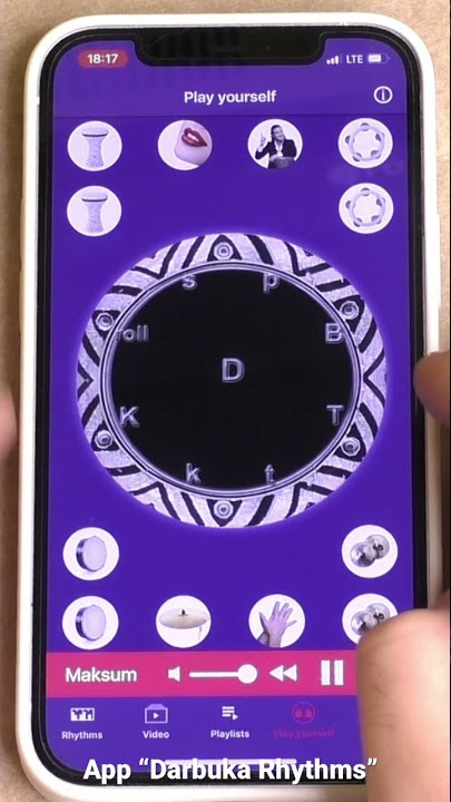 Mobile app “Darbuka Rhythms “