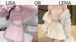 LISA OR LENA 💖 ACCESSORIES & FANCY DRESSES & MAKEUP KFASHION...(would u rather)choose one