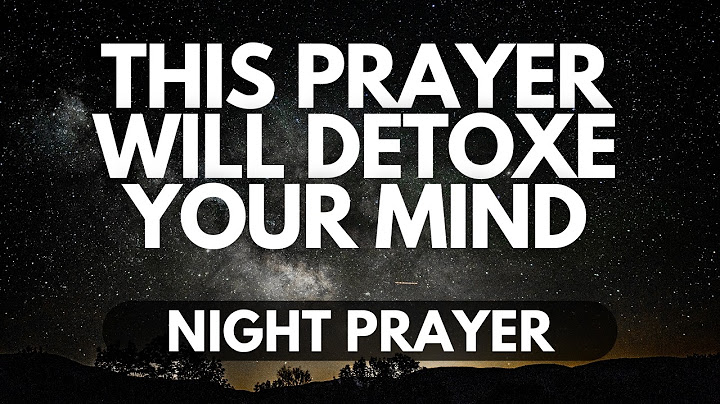 Reset Your Thoughts with God | A Night Prayer to Break Negative Thinking
