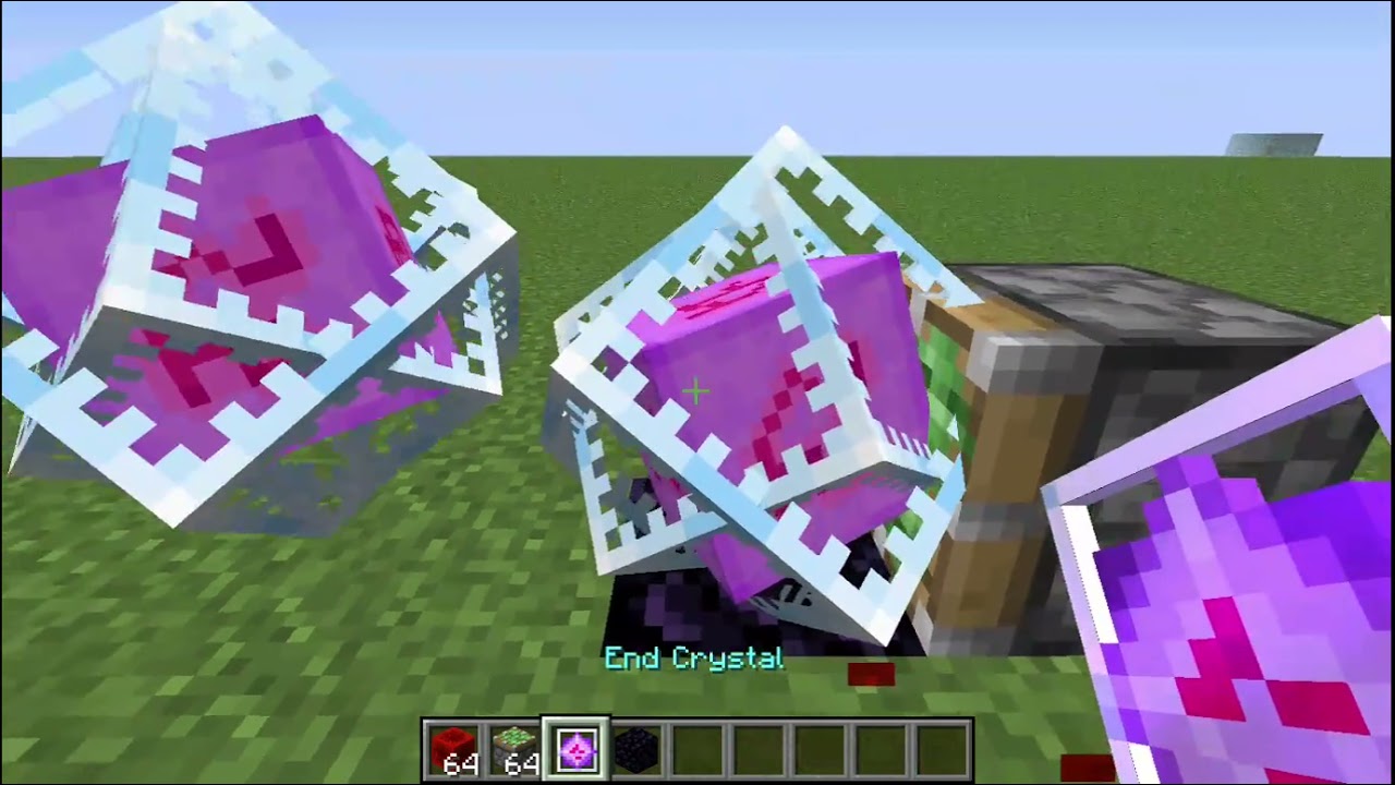 Can you push End Crystal with pistons?