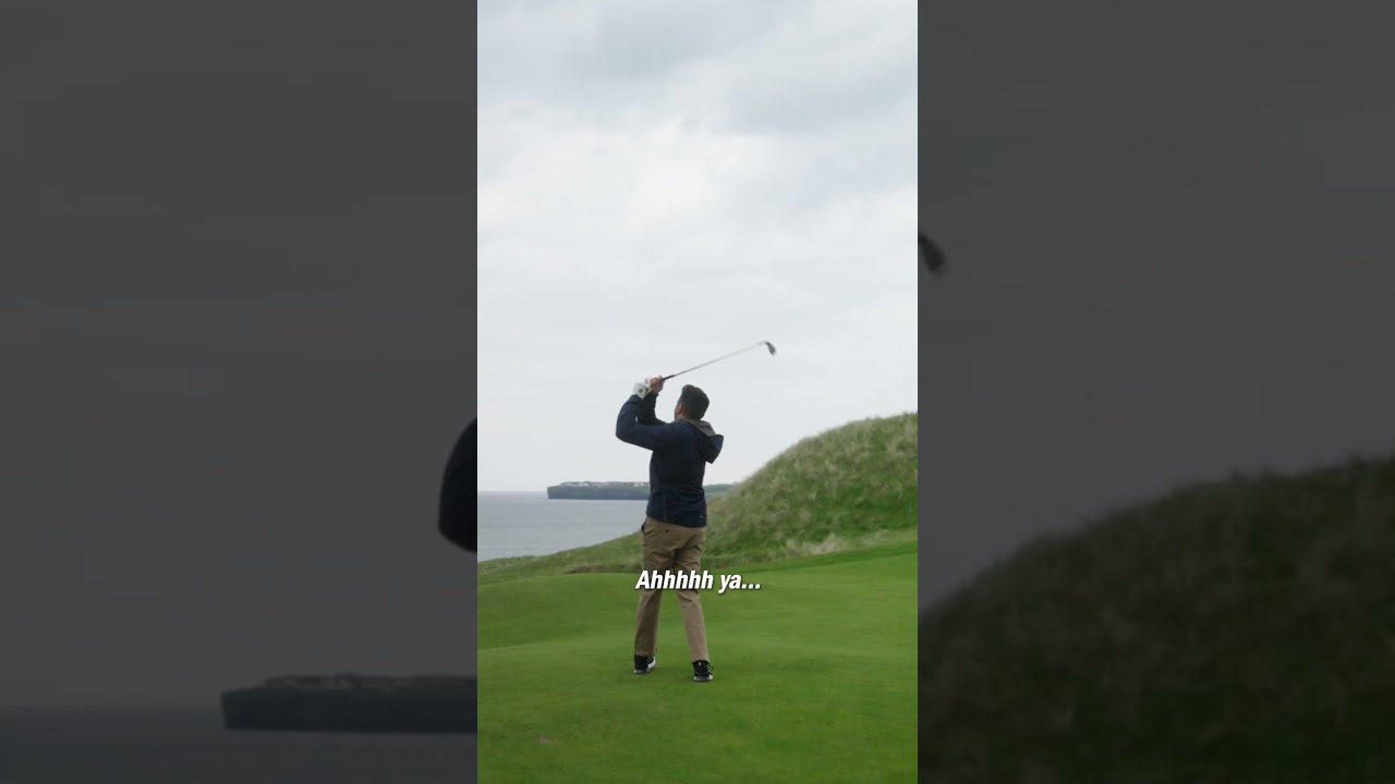 We played golf with the most experienced caddie in Ireland. 