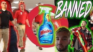 DRINKING WINDEX IN PUBLIC PRANK (banned from target)