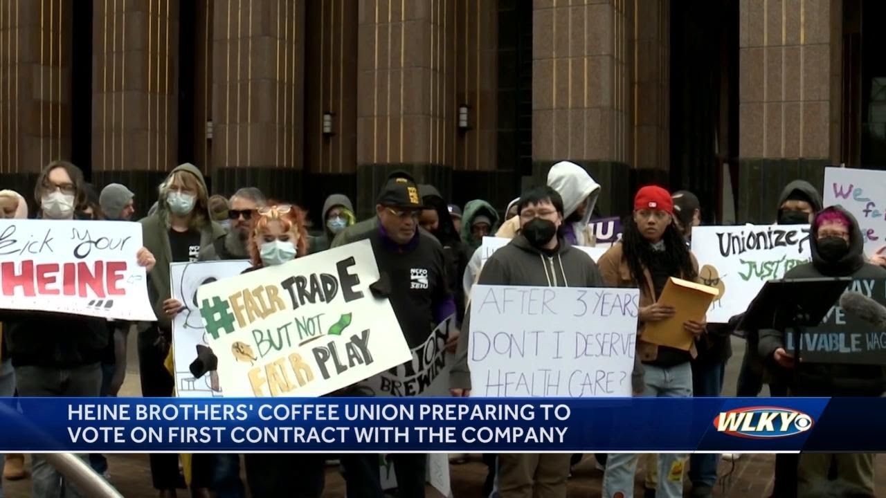 Heine Brothers' Coffee Union getting ready to ratify 1st contract with company YouTube