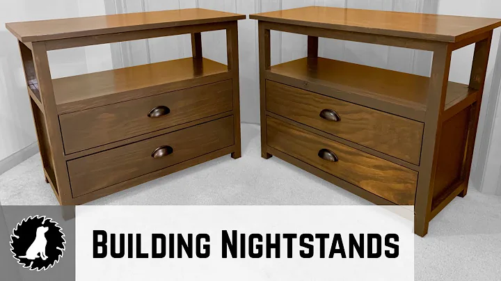 A Tale of Two Nightstands // Woodworking Furniture Project