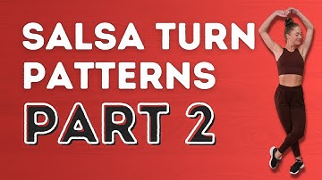 Salsa Turn Patterns For All Part 2 - Demonstration & Follow Along - Dance With Rasa