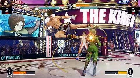 KOF XV | Luong & Whip & Andy 💥 Chris & Joe & Clark | CPU vs CPU AI vs AI