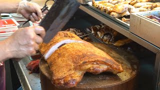 Meat Cutting Skills, Roast Meat Rice / 燒肉切割技能, 燒肉飯 - Taiwanese Street Food