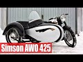 Мотоцикл Simson AWO 425 S. После реставрации. Мотоателье Ретроцикл