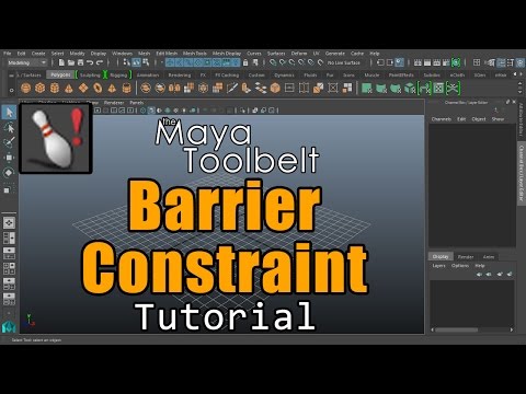 The Maya Toolbelt - Barrier Constraint