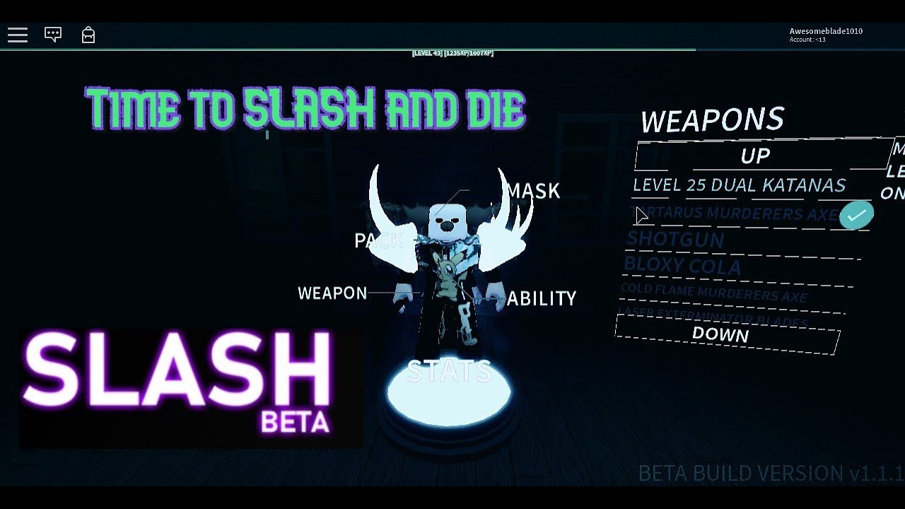 Time To Slash And Die Roblox Slash Tutorial And Gameplay Youtube - slash key not working roblox