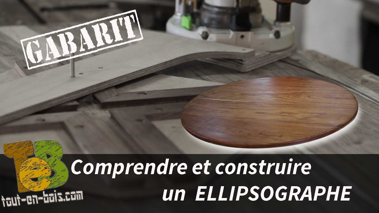 Gabarit ellipse/cercle pour defonceuse - 50991