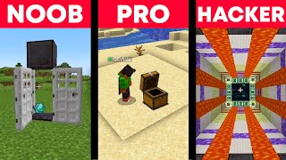 Minecraft NOOB vs PRO vs HACKER: Traps! 😂