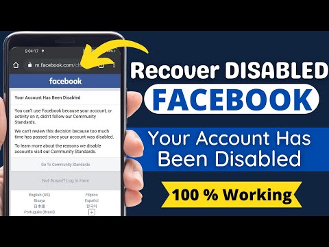 How To Recover Disabled Facebook Account 2022 | Your Account Has Been Disabled Problem Solution 2022