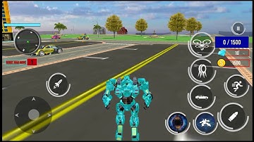 Spider Wheel Robot Car Games 3d - Android Gameplay
