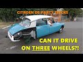 Can it drive on three wheels?! And other Citroen DS Party Tricks