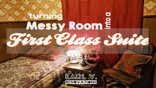 Turning Messy Room into a First Class Suite! (Titanic Inspired) | Earl V.