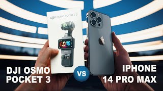 DJI osmo Pocket 3 vs iPhone 14 Pro max vs Sony a7 IV сравнение  тесты  обзор
