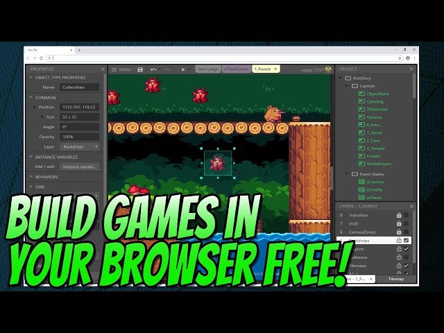 How To Make Games For FREE Within Your Web Browser (FREE GAME MAKER) 