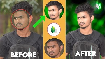 Snapseed Dark & Bokeh Effect Photo Editing | Snapseed Background Colour Change | photo editing