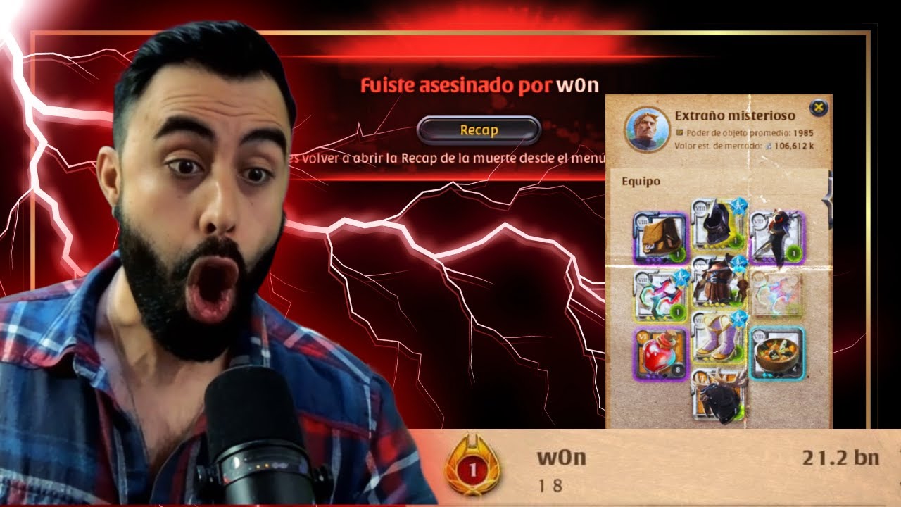 RATEADO POR EL TOP 1 PVP GLOBAL DE ALBION ONLINE