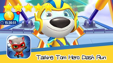 Talking Tom Hero Dash Run Day153 Walkthrough Endless runner Save the world Recommend index five star