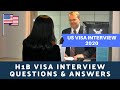 H1B Visa Interview Questions & Answer | H1B Visa interview in India