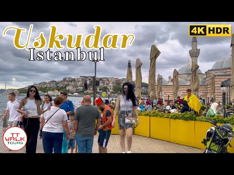Istanbul Walking Tour, Üsküdar District, Asian side of Istanbul | 4K HDR