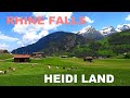 SWITZERLAND - Suiza - Heidi Land to Zurich by Rhine Falls