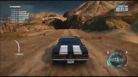 NFS the Run Multiplayer gameplay- OldSchool Camaro in the Dirt!!