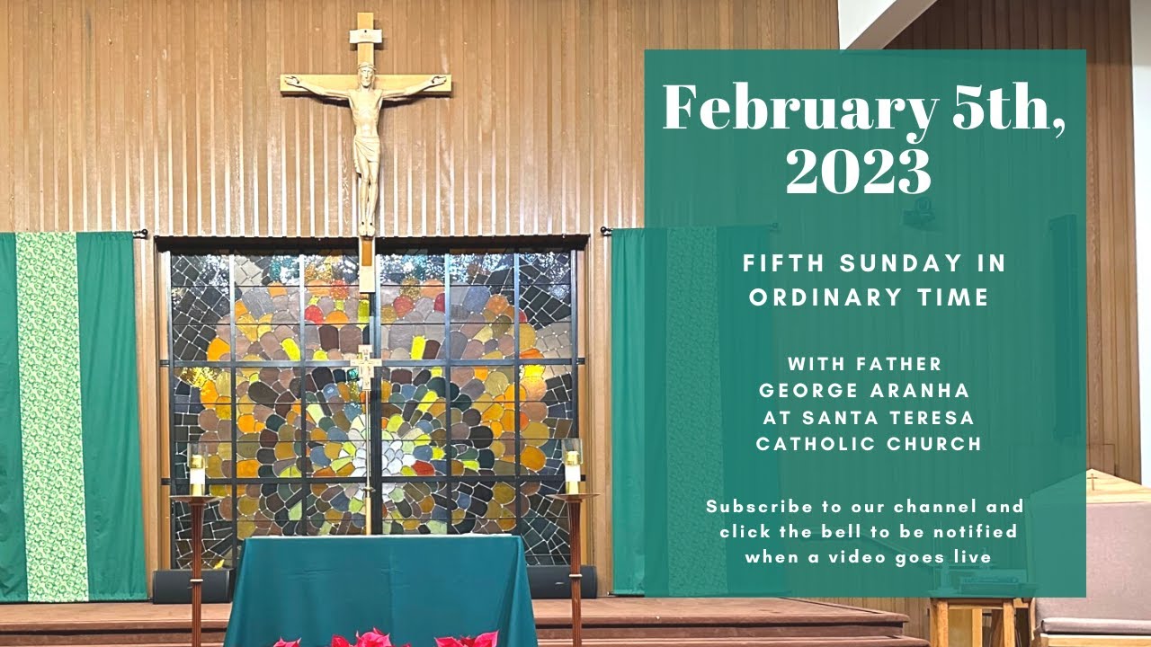 February 5th Fifth Sunday In Ordinary Time YouTube february-5th-fifth-sunday-in-ordinary-time-youtube