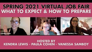 Spring 2021 Virtual Job Fair: What to Expect & How to Prepare