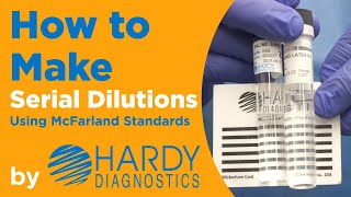 How to perform serial dilutions and make microbial suspensions using McFarland Standards